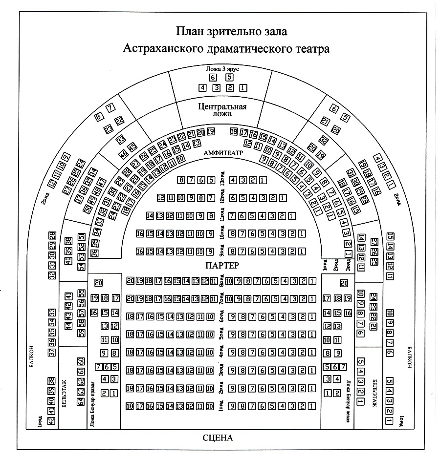 Схема зала для "Малыш и Карлсон" Пушкинская карта Схема зала для "Малыш и Карлсон" Пушкинская карта
