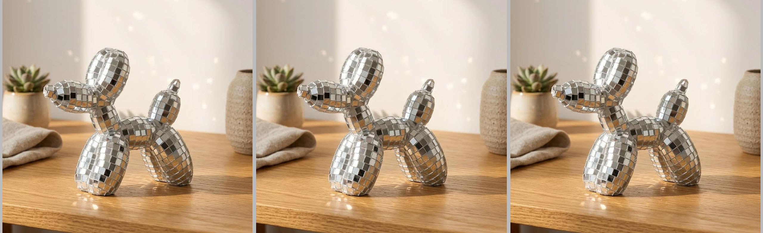 Фото афиши Зеркальный Balloon dog в стиле диско. Мастер-класс.