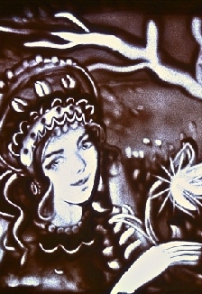 Аленький цветочек (песочный).