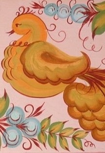 Постер события "Птица счастья" Экскурсионная интерактивная программа с мастер-классом по Уральской росписи.