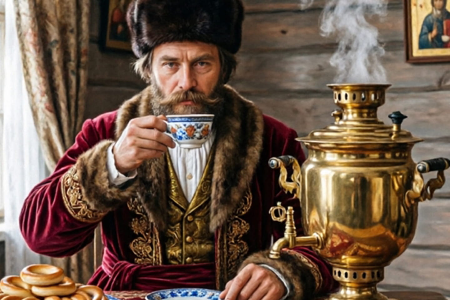 Фото афиши В гостях у купца: от торговли до чаепития. Виртуальный тур.