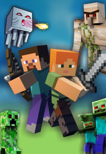 Постер события Minecraft шоу.