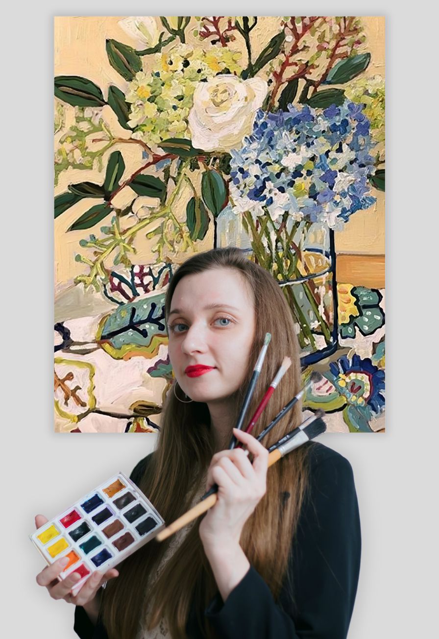 Постер Мастер-класс по гуаши Агаты Полуянчик в Кемерове