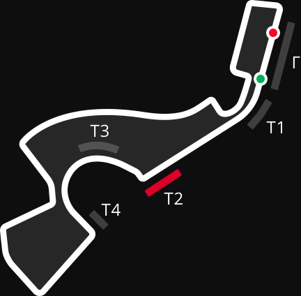 Схема зала для FORMULA 1 ВТБ ГРАН-ПРИ РОССИИ 2021/Трибуна Т2 Схема зала для FORMULA 1 ВТБ ГРАН-ПРИ РОССИИ 2021/Трибуна Т2