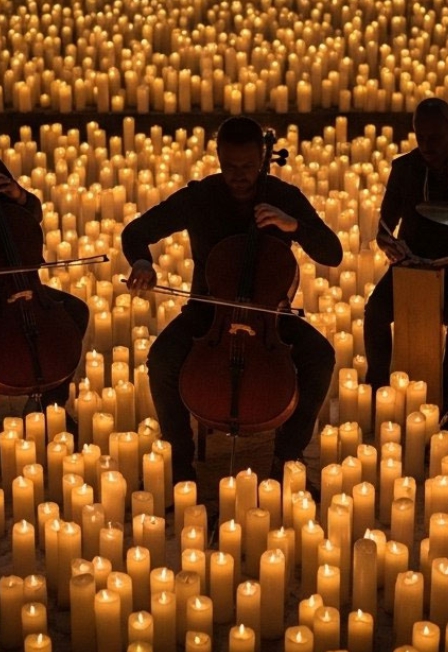 Постер Оркестр Бекстейдж: Симфония Раммштайн при 10000 свечей в Кургане