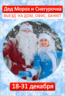 Выезд Деда Мороза и Снегурочки