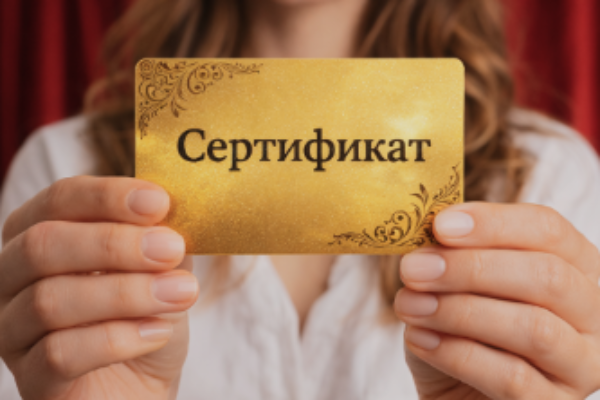 Подарочный сертификат KASSIR.RU: как оформить и использовать его