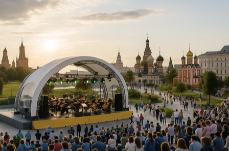Сцена под солнцем &mdash; музыкальный июнь в Москве