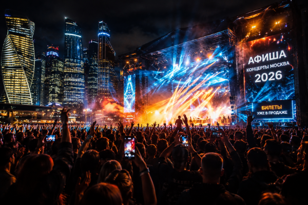Лучшие концерты в Москве: афиша и билеты 2026