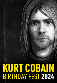 Постер события Kurt Cobain Birthday Fest 2024.