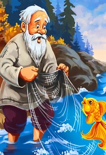 Фото афиши Сказка о рыбаке и рыбке. Пушкинские сказки. Песочная анимация (Воскресенск)