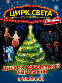 Новогодний спектакль "Световое шоу "Цирк света"