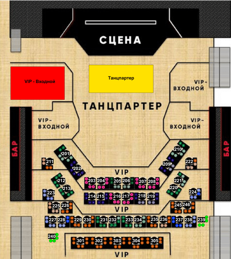 Схема зала для U.D.O. Steelfactory Tour Схема зала для U.D.O. Steelfactory Tour