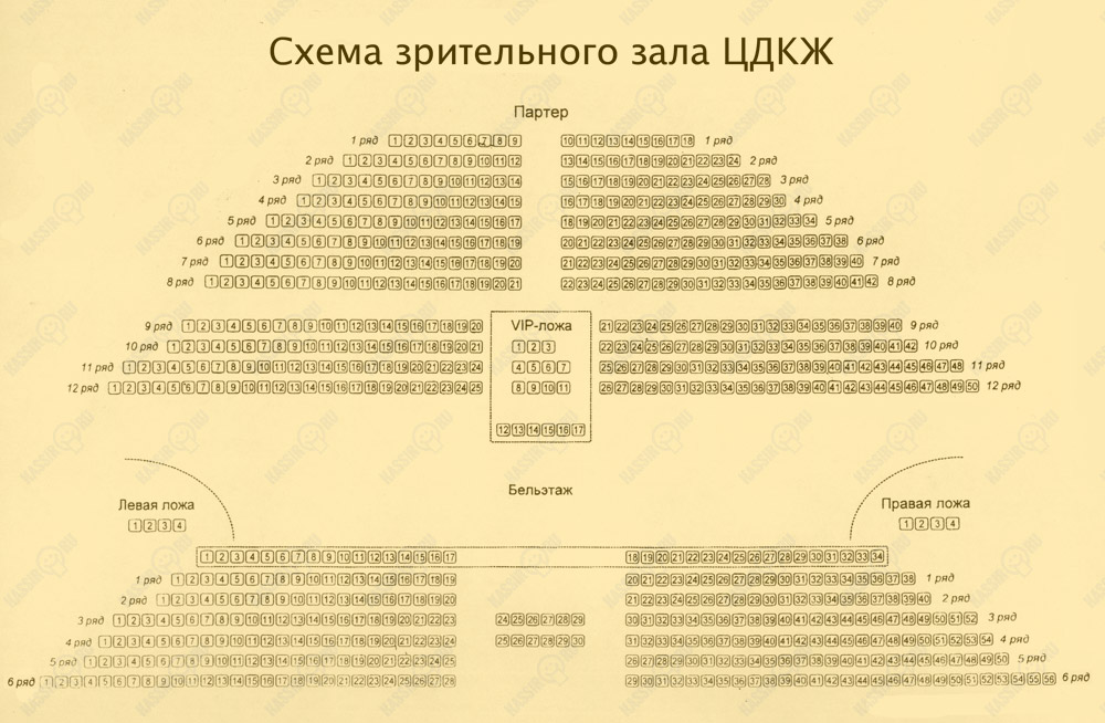 Схема зала для Детское МегаШоу «Тайны великих открытий»