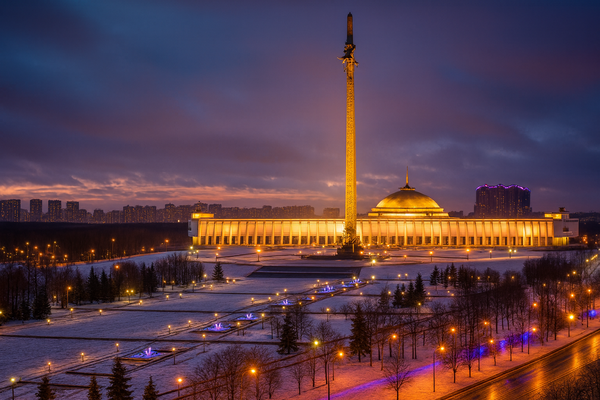 заснеженые парки