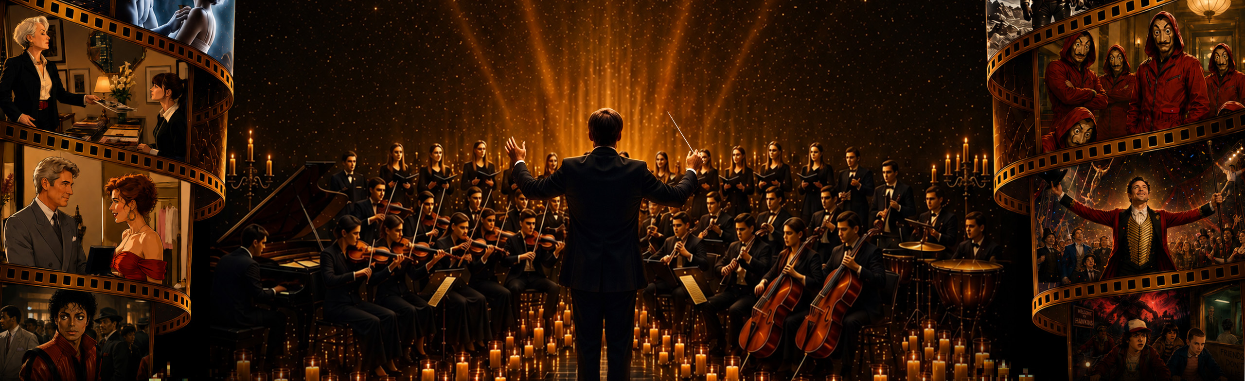 Вселенная Саундтреков. Нео Классик Оркестр и хор. 4000 свечей Фото афиши Вселенная Саундтреков. Нео Классик Оркестр и хор. 4000 свечей.