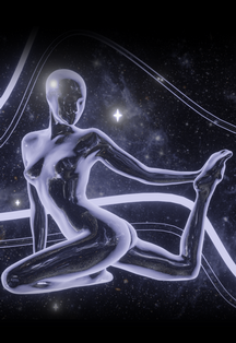 Постер события Space Yoga.