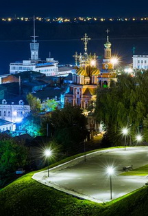 Фото афиши Город огней. Вечерняя экскурсия по Нижнему Новгороду