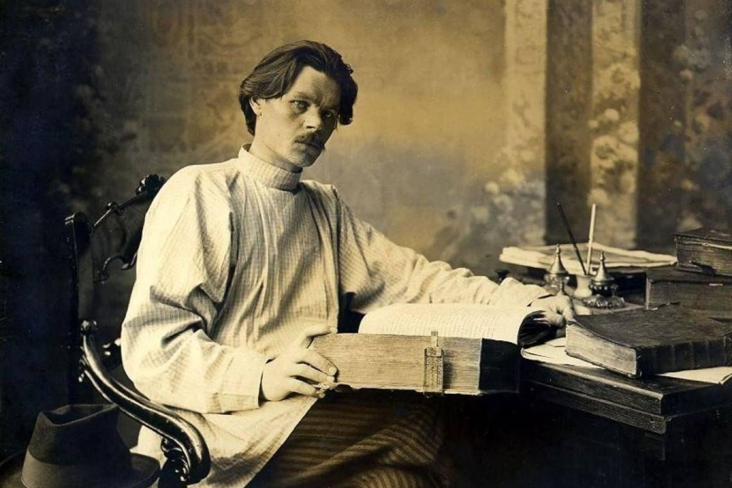 Портрет А. М. Горького: Мастер-класс Фото афиши Портрет А. М. Горького: Мастер-класс.