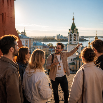 Пешие прогулки с экскурсоводом в Нижнем Новгороде