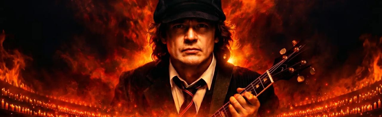 Фото афиши Симфония AC/DC при свечах.