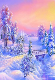 Постер события Зимний пейзаж.