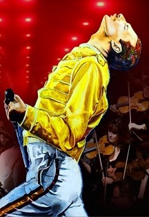 Постер Куин / Queen. Шоу «Богемская рапсодия» в сопровождении симфонического оркестра в Перми