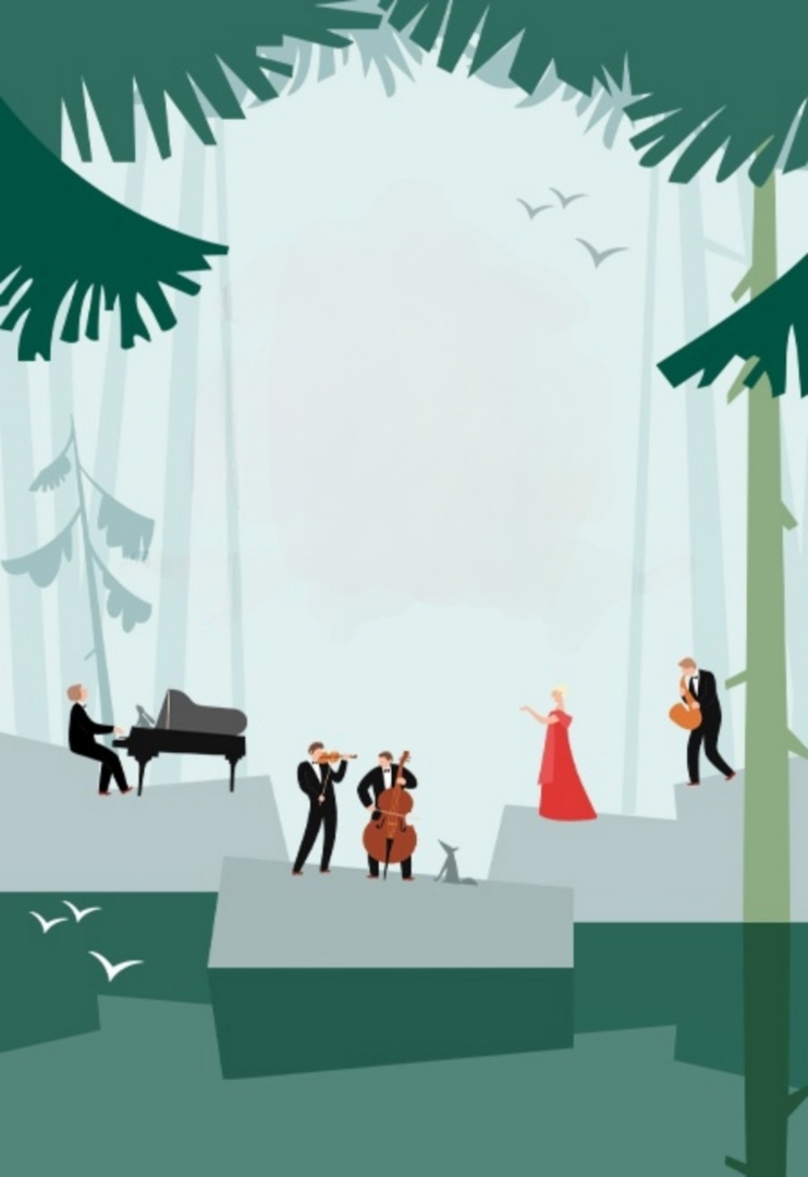 Постер Ruskeala Symphony: Международный музыкальный фестиваль в Петрозаводске