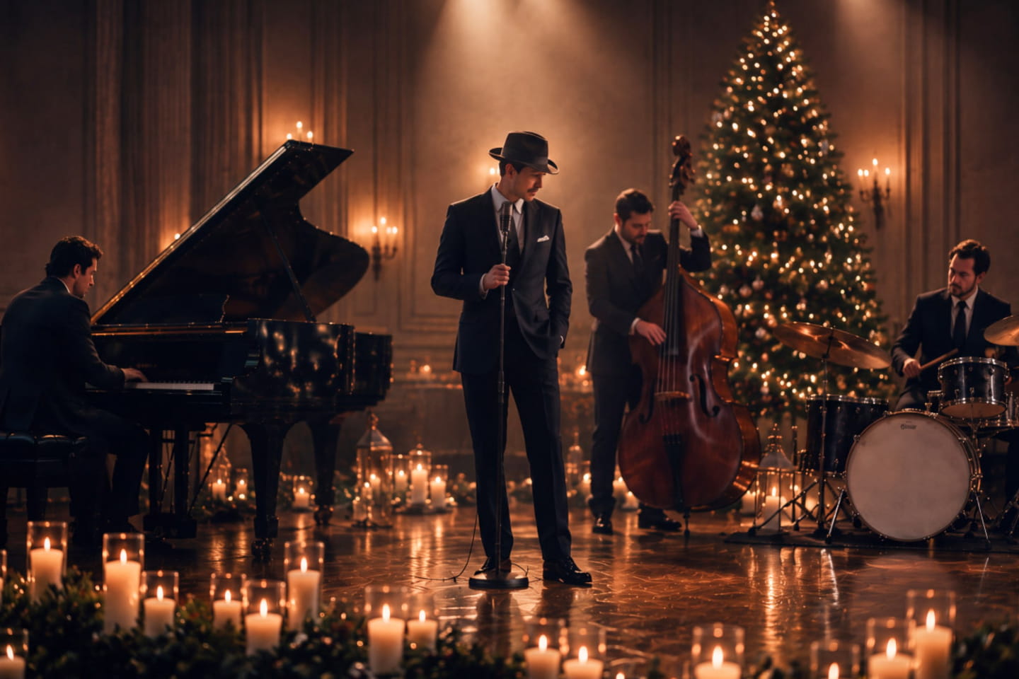 Магия свечей. Frank Sinatra. Christmas songs Фото афиши Магия свечей. Frank Sinatra. Christmas songs.