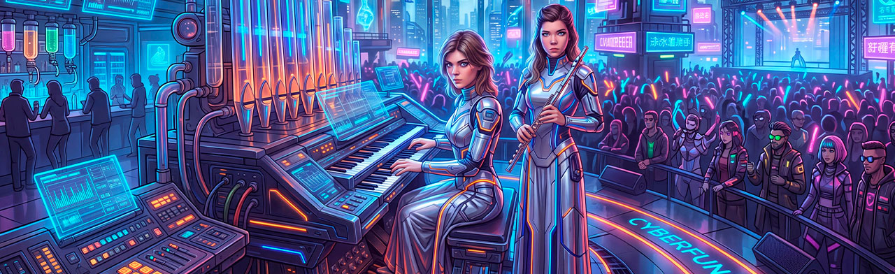Невероятная музыка компьютерных игр - орган и флейта