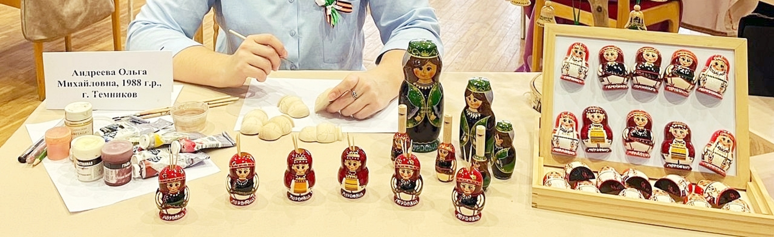Матрёшка – символ России. Мастер-класс Фото афиши Матрёшка – символ России. Мастер-класс.