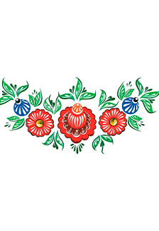 Постер Городецкая роспись. Мастер-класс в Сочи