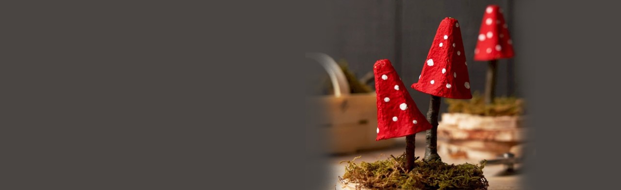 Мухоморы в старой кружке. Мастер-класс