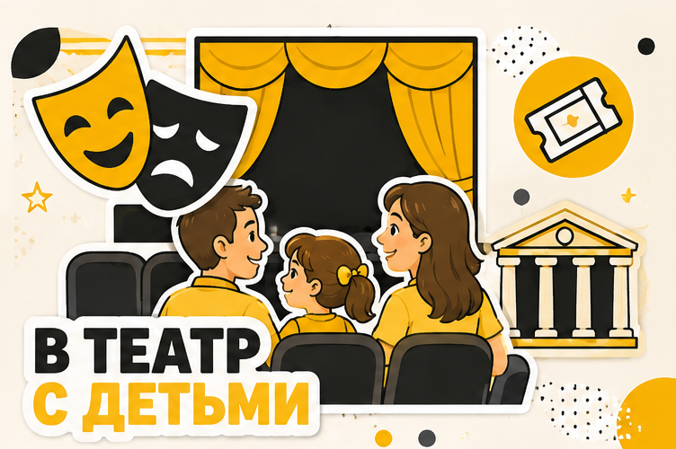 В театр с детьми
 