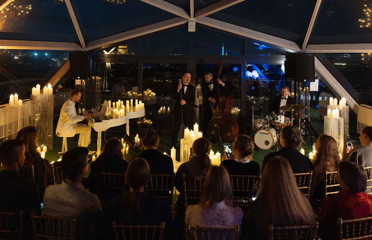 Magic of Candles: Frank Sinatra — Rooftop Jazz — Амбассадор — афиша