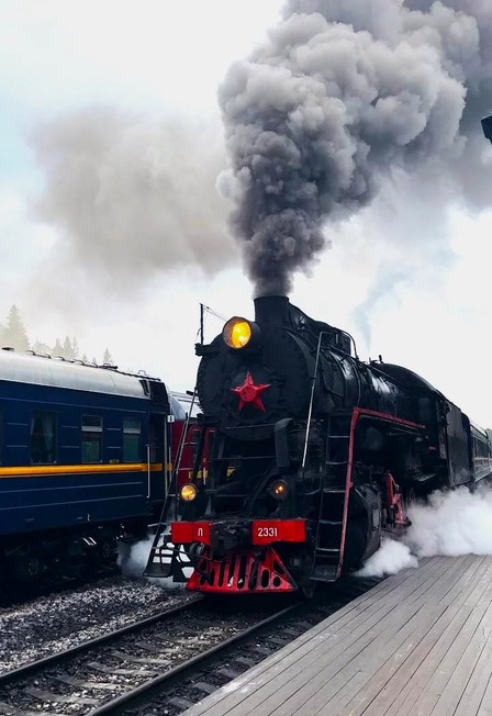 Тур на 1 день «В Рускеалу на ретропоезде: водопады и мраморный каньон»