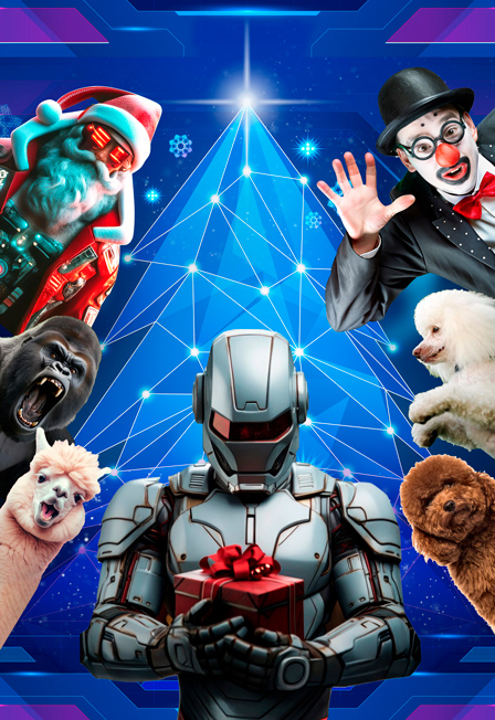 Новогоднее цирковое представление «CYBER CIRCUS»