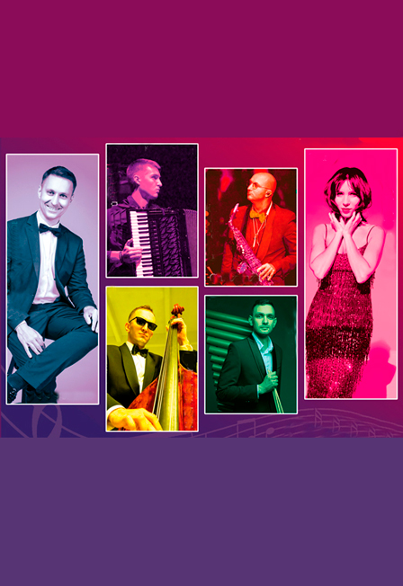 Постер события «Весна в ритмах джаза» BANDA  CLASSICOFF Александра Маслова.