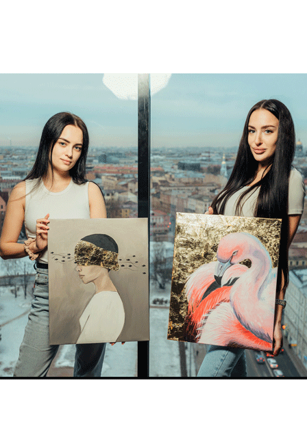 Арт-вечеринка  Artvibes. Рисуем акрилом на холсте с видом на Исакий