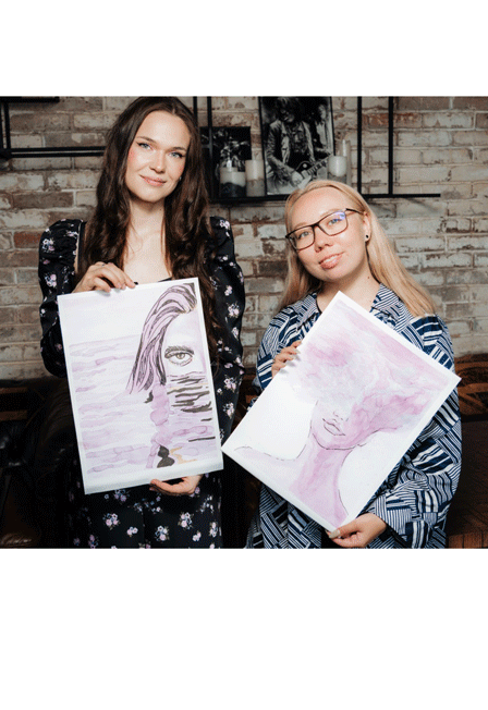 Арт-вечеринка  Artvibes. Рисуем вином  в ресторане "Большая кухня"