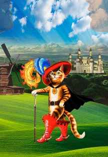 "КОТ В САПОГАХ" Мюзикл для всей семьи Фото афиши "КОТ В САПОГАХ" Мюзикл для всей семьи