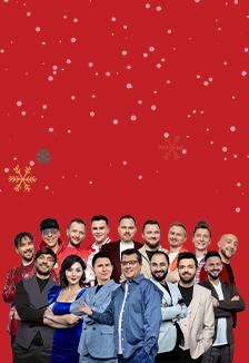 Постер события Новогодний Comedy Club (ЛОЖИ).