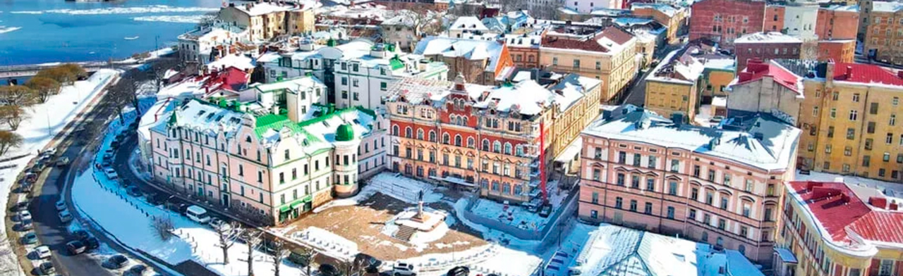 Новогодние гуляния в Выборге Фото афиши Новогодние гуляния в Выборге.