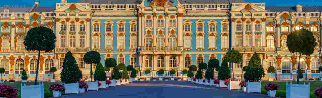 Пушкин (Екатерининский Дворец с Янтарной комнатой) + Феодоровский Собор Фото афиши Пушкин (Екатерининский Дворец с Янтарной комнатой) + Феодоровский Собор.