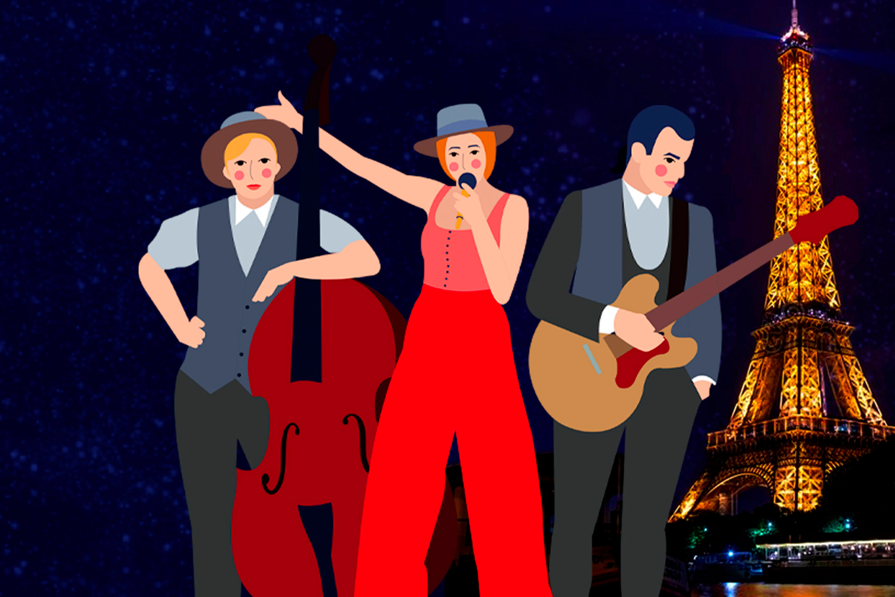 Фото афиши Джаз у моря «Night in Paris».