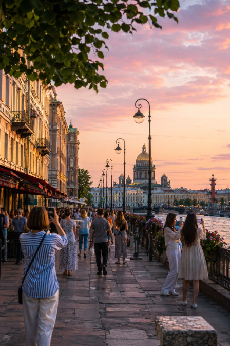 Экскурсии по Санкт-Петербургу в июле