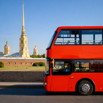 Двухэтажный автобус hop-on hop-off