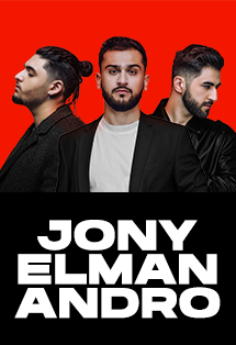 JONY, ELMAN, ANDRO в Воронеже Фото афиши JONY, ELMAN, ANDRO в Воронеже
