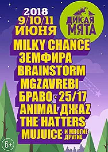 ФЕСТИВАЛЬ ДИКАЯ МЯТА 2018 ФЕСТИВАЛЬ ДИКАЯ МЯТА 2018